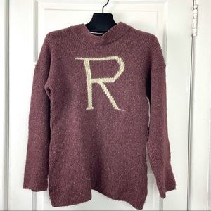The Wizarding World of Harry Potter Universal Studios Ron Weasley Sweater Size S